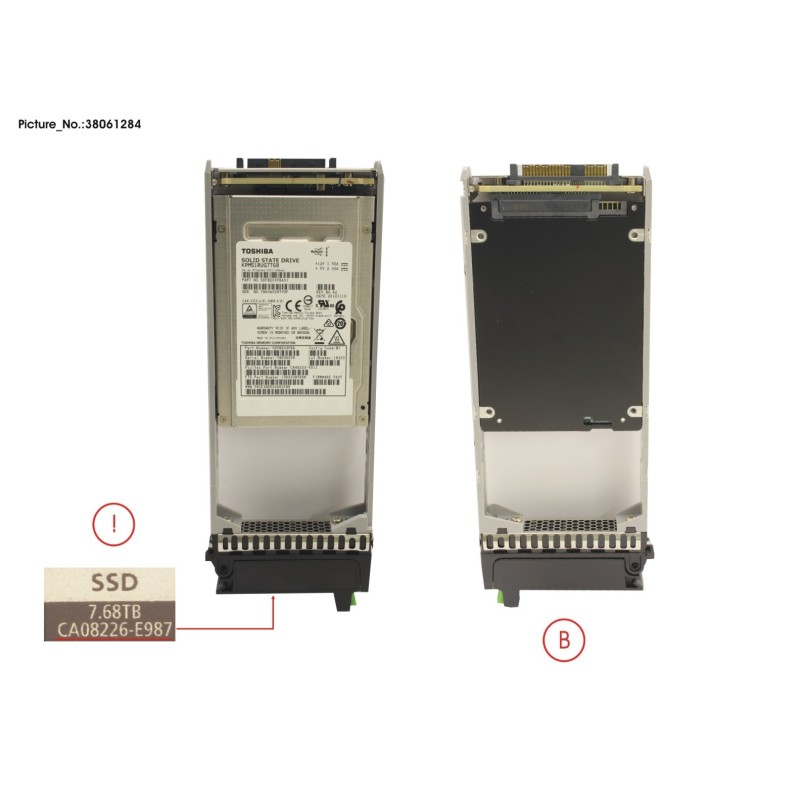 38061284 - DX S3.S4 SSD SAS 2.5  7.68TB 12G