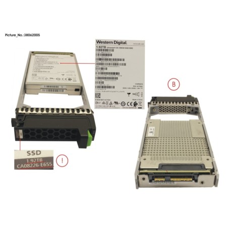 38062005 - DX S3.S4 SSD SAS 2.5  1.92TB DWPD1 12G