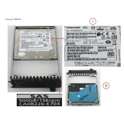 38063440 - DX S3.S4 HD DRIVE 2.5  900GB 15K
