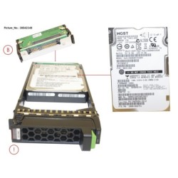 38042348 - DX S3 HD DRIVE 2.5   600GB 15K