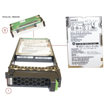 38042348 - DX S3 HD DRIVE 2.5   600GB 15K