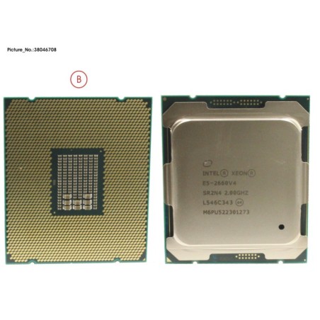 38046708 - CPU XEON E5-2660V4 2.0GHZ 105W