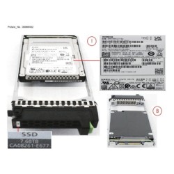 38066432 - DX.AF FIPS SSD SAS 2.5  7.68TB 12G