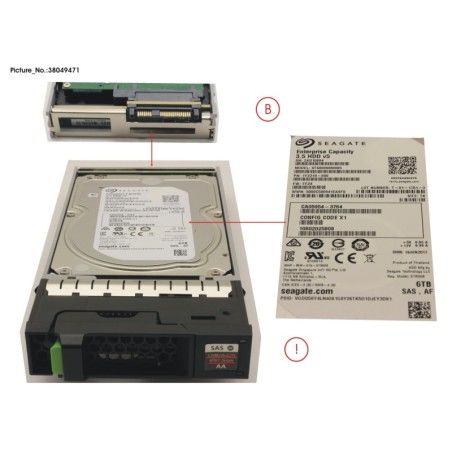 38049471 - DX S4 HD DRIVE 3.5   6TB 7.2K