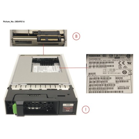 38049516 - DX S4 MLC SSD SAS 3.5  1.92TB 12G