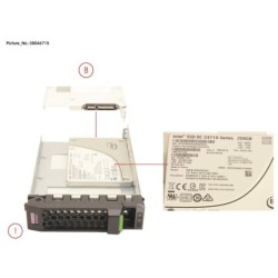 38046715 - SSD SATA 6G 200GB WRITE-INT. 3.5  H-P EP