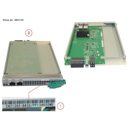 38037728 - DX500.600 S3 CA NIC 2P 10G WO SFP