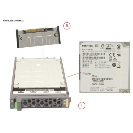 38048432 - SSD SAS 12G 1.92TB MIXED-USE 2.5  H-P EP