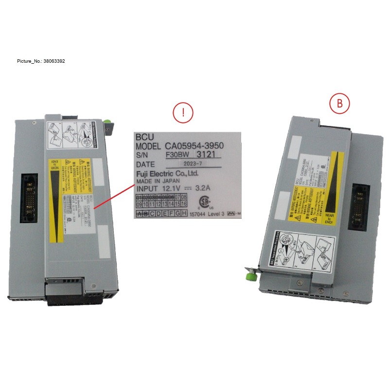 38063392 - DX S4 MR.HE SPARE BATTCONTROLUNIT BCU