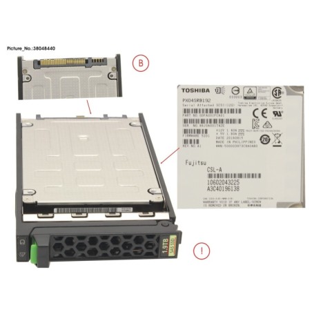 38048440 - SSD SAS 12G 1.92TB READ-INT. 2.5  H-P EP