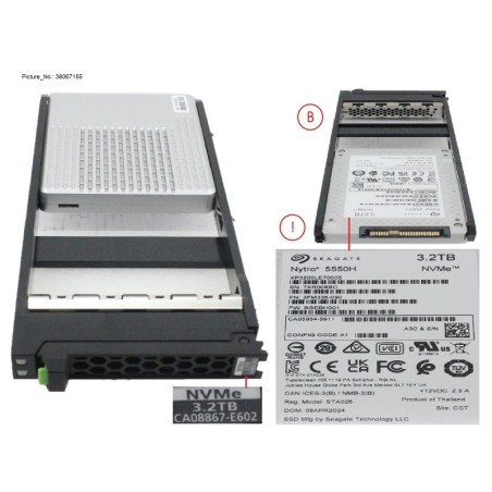 38067155 - DXS6 SSD NVME 2.5  3.2TB