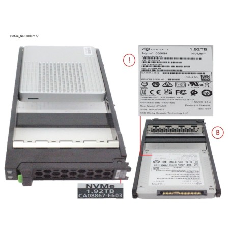 38067177 - DXS6 SSD NVME 2.5  1.92TB