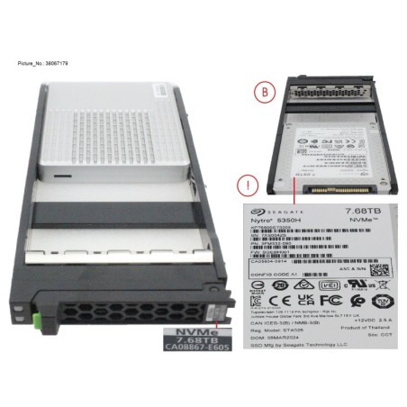 38067179 - DXS6 SSD NVME 2.5  7.68TB