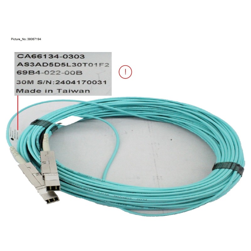 38067194 - MINISAS HD CABLE AOC 30M FOR SAS DE