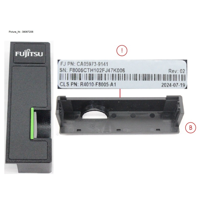 38067206 - FRANGE COVER FOR NVME DE  (RIGHT)