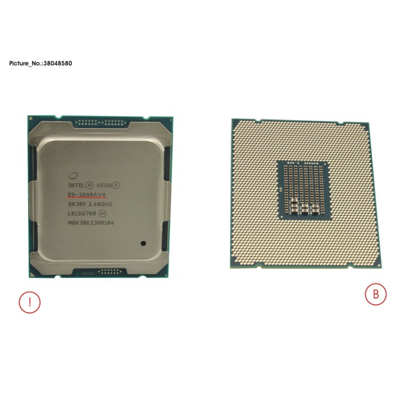 38048580 - CPU XEON E5-2699AV4 2.4GHZ 145W