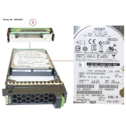 38043022 - JX40 S2 2.5  HD SAS 1.8TB 10k 12G 512E