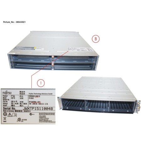 38043021 - JX40 S2 SPARE ENCLOSURE WO PSU . IOM