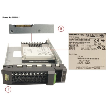 38048419 - SSD SAS 12G 800GB WRITE-INT. 3.5  H-P EP