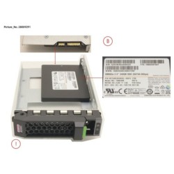 38059291 - SSD SATA 6G 240GB MIXED-USE 3.5  H-P EP