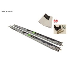 38061773 - RMK F1 SLIMLINE. SLIDE-IN RAIL 2U. QRL